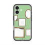 スリムプロテクションプレミアムケース with MagSafe［ Photo Frames - Light Green ］