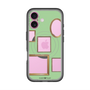 スリムプロテクションプレミアムケース with MagSafe［ Photo Frames - Light Green ］