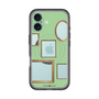 スリムプロテクションプレミアムケース with MagSafe［ Photo Frames - Light Green ］