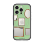 スリムプロテクションプレミアムケース with MagSafe［ Photo Frames - Light Green ］