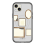 スリムプロテクションプレミアムケース with MagSafe［ Photo Frames - Light Gray ］
