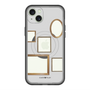 スリムプロテクションプレミアムケース with MagSafe［ Photo Frames - Light Gray ］