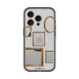 スリムプロテクションプレミアムケース with MagSafe［ Photo Frames - Light Gray ］