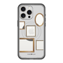 スリムプロテクションプレミアムケース with MagSafe［ Photo Frames - Light Gray ］