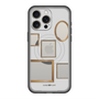 スリムプロテクションプレミアムケース with MagSafe［ Photo Frames - Light Gray ］