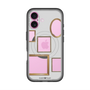 スリムプロテクションプレミアムケース with MagSafe［ Photo Frames - Light Gray ］