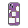 スリムプロテクションプレミアムケース with MagSafe［ Photo Frames - Purple ］