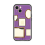 スリムプロテクションプレミアムケース with MagSafe［ Photo Frames - Purple ］