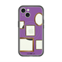 スリムプロテクションプレミアムケース with MagSafe［ Photo Frames - Purple ］