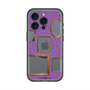 スリムプロテクションプレミアムケース with MagSafe［ Photo Frames - Purple ］