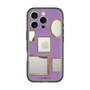 スリムプロテクションプレミアムケース with MagSafe［ Photo Frames - Purple ］