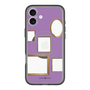 スリムプロテクションプレミアムケース with MagSafe［ Photo Frames - Purple ］