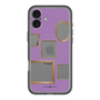 スリムプロテクションプレミアムケース with MagSafe［ Photo Frames - Purple ］