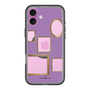 スリムプロテクションプレミアムケース with MagSafe［ Photo Frames - Purple ］