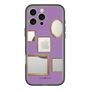 スリムプロテクションプレミアムケース with MagSafe［ Photo Frames - Purple ］
