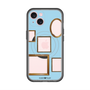 スリムプロテクションプレミアムケース with MagSafe［ Photo Frames - Light Blue ］