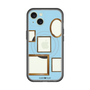 スリムプロテクションプレミアムケース with MagSafe［ Photo Frames - Light Blue ］