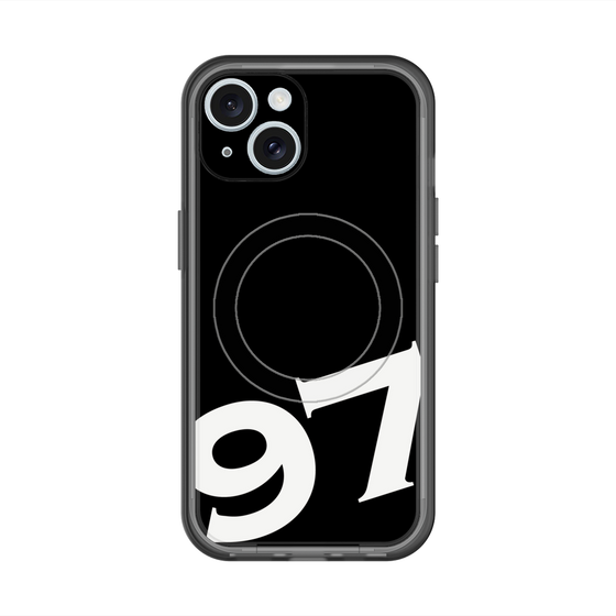 スリムプロテクションプレミアムケース with MagSafe［ No.97 - Black ］