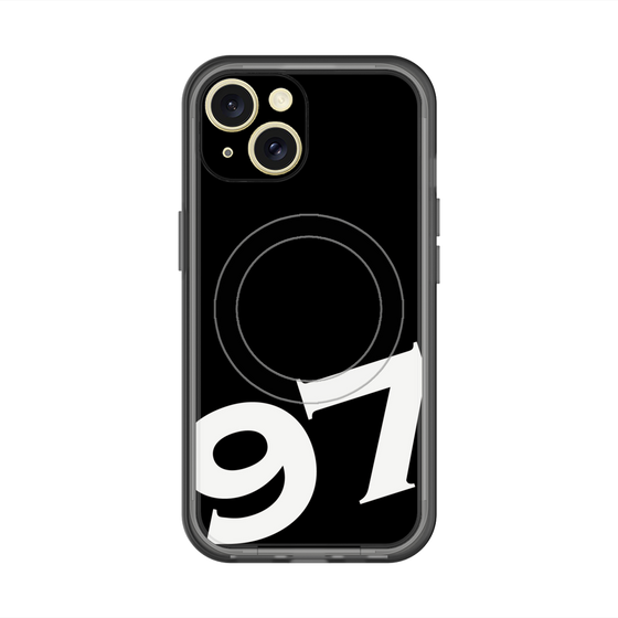 スリムプロテクションプレミアムケース with MagSafe［ No.97 - Black ］