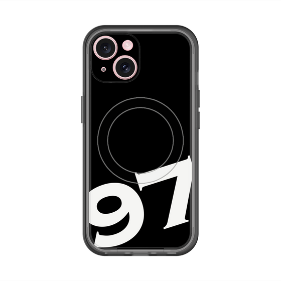 スリムプロテクションプレミアムケース with MagSafe［ No.97 - Black ］