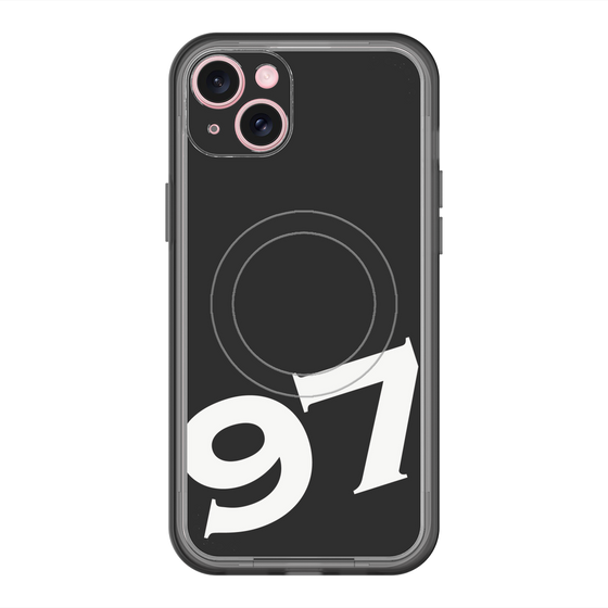 スリムプロテクションプレミアムケース with MagSafe［ No.97 - Black ］