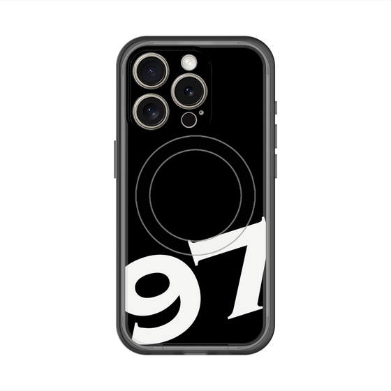 スリムプロテクションプレミアムケース with MagSafe［ No.97 - Black ］