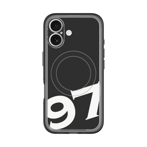 スリムプロテクションプレミアムケース with MagSafe［ No.97 - Black ］