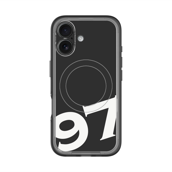 スリムプロテクションプレミアムケース with MagSafe［ No.97 - Black ］