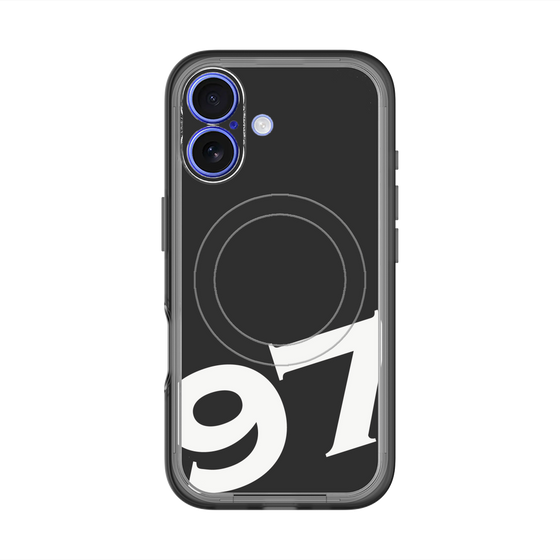 スリムプロテクションプレミアムケース with MagSafe［ No.97 - Black ］