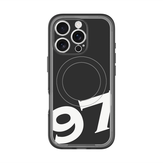スリムプロテクションプレミアムケース with MagSafe［ No.97 - Black ］
