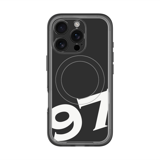 スリムプロテクションプレミアムケース with MagSafe［ No.97 - Black ］