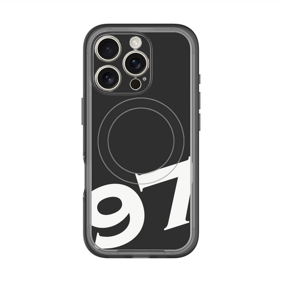 スリムプロテクションプレミアムケース with MagSafe［ No.97 - Black ］