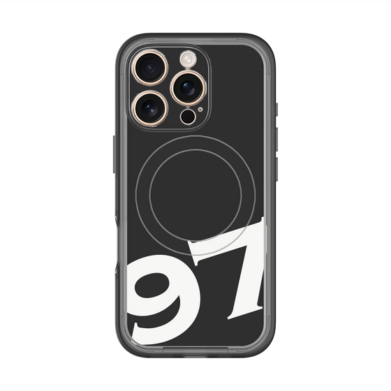スリムプロテクションプレミアムケース with MagSafe［ No.97 - Black ］