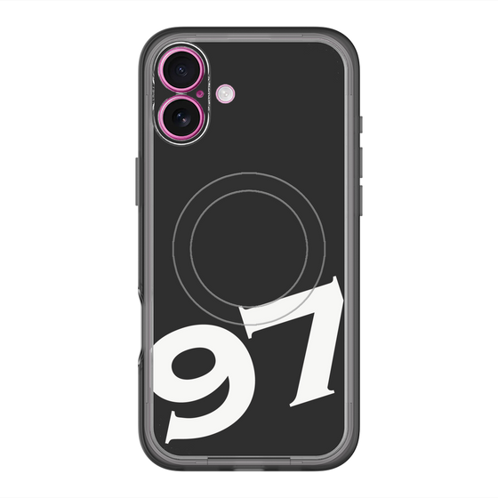 スリムプロテクションプレミアムケース with MagSafe［ No.97 - Black ］
