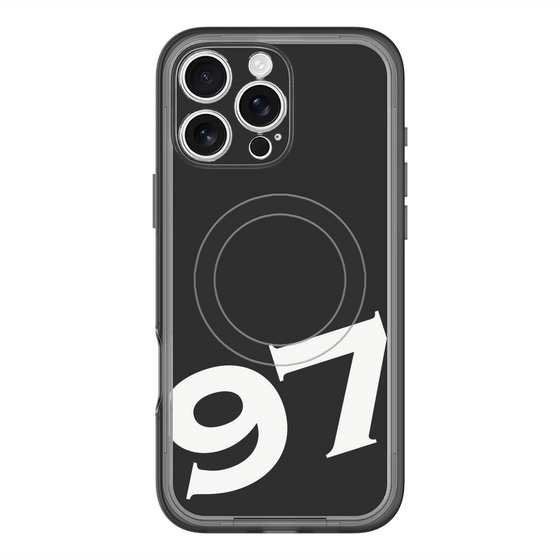 スリムプロテクションプレミアムケース with MagSafe［ No.97 - Black ］