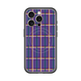 スリムプロテクションプレミアムケース with MagSafe［ Tartan Check - Purple ］
