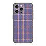 スリムプロテクションプレミアムケース with MagSafe［ Tartan Check - Purple ］