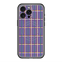 スリムプロテクションプレミアムケース with MagSafe［ Tartan Check - Purple ］