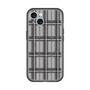 スリムプロテクションプレミアムケース with MagSafe［ Tartan Check - Gray ］