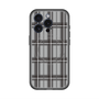 スリムプロテクションプレミアムケース with MagSafe［ Tartan Check - Gray ］