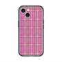 スリムプロテクションプレミアムケース with MagSafe［ Tartan Check - Pink ］