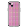 スリムプロテクションプレミアムケース with MagSafe［ Tartan Check - Pink ］