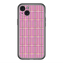スリムプロテクションプレミアムケース with MagSafe［ Tartan Check - Pink ］