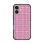 スリムプロテクションプレミアムケース with MagSafe［ Tartan Check - Pink ］