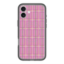 スリムプロテクションプレミアムケース with MagSafe［ Tartan Check - Pink ］