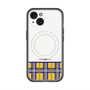スリムプロテクションプレミアムケース with MagSafe［ CASEPLAY Tartan Check - Yellow ］