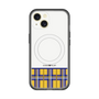 スリムプロテクションプレミアムケース with MagSafe［ CASEPLAY Tartan Check - Yellow ］