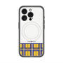 スリムプロテクションプレミアムケース with MagSafe［ CASEPLAY Tartan Check - Yellow ］