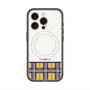 スリムプロテクションプレミアムケース with MagSafe［ CASEPLAY Tartan Check - Yellow ］