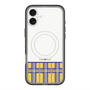 スリムプロテクションプレミアムケース with MagSafe［ CASEPLAY Tartan Check - Yellow ］